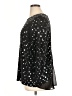 MSK Stars Black 3/4 Sleeve Top Size XL - photo 5