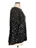 MSK Stars Black 3/4 Sleeve Top Size XL - photo 4