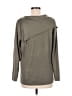 Coldwater Creek 100% Acrylic Gray Green Pullover Sweater Size M - photo 2