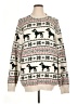 Lands' End Print Ivory Pullover Sweater Size XL - photo 1