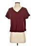 Lulus Burgundy Short Sleeve Top Size S - photo 1