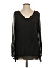 TINA Stephens Black Long Sleeve Blouse Size XS - photo 1