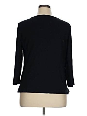 Karen Scott 3/4 Sleeve Top (view 2)