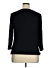 Karen Scott Black 3/4 Sleeve Top Size XL - photo 2