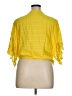 Max Studio Yellow Short Sleeve Blouse Size XL (estimated) - photo 2