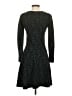 H&M Animal Print Black Casual Dress Size S - photo 2