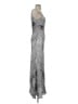 Blu Moon 100% Rayon Animal Print Silver Cocktail Dress Size Sm (1) - photo 4