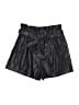 Easel 100% Polyurethane Metallic Black Shorts Size M - photo 1