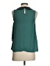 Soprano Teal Sleeveless Blouse Size S - photo 2