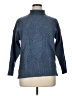Unbranded Chevron-herringbone Blue Turtleneck Sweater Size XL (estimated) - photo 1