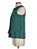 Soprano Teal Sleeveless Blouse Size S - photo 5