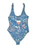 Unbranded Floral Blue One Piece Swimsuit Size M (estimated) - photo 2