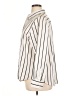 Old Navy 100% Polyester Stripes Ivory Long Sleeve Blouse Size XL - photo 5