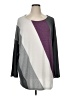 Suzanne Betro Color Block Gray Pullover Sweater Size 1X - photo 1