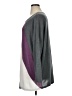 Suzanne Betro Color Block Gray Pullover Sweater Size 1X - photo 5
