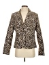 J.Crew 100% Polyester Animal Print Brown Blazer Size M (estimated) - photo 1