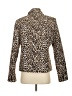 J.Crew 100% Polyester Animal Print Brown Blazer Size M (estimated) - photo 2