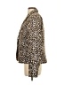 J.Crew 100% Polyester Animal Print Brown Blazer Size M (estimated) - photo 5