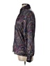 Tess 100% Polyester Paisley Purple Long Sleeve Blouse Size 12 - photo 5