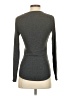 Gap Body 100% Polyester Gray Long Sleeve Henley Size XS - photo 2