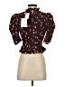 WAYF 100% Polyester Brown 3/4 Sleeve Blouse Size XS - photo 2