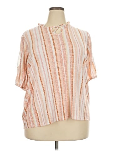 Como Blu Short Sleeve Blouse (view 1)