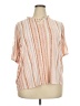 Como Blu Orange Short Sleeve Blouse Size 2X - photo 1