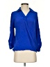 Bailey 44 100% Silk Blue 3/4 Sleeve Silk Top Size XS - photo 1
