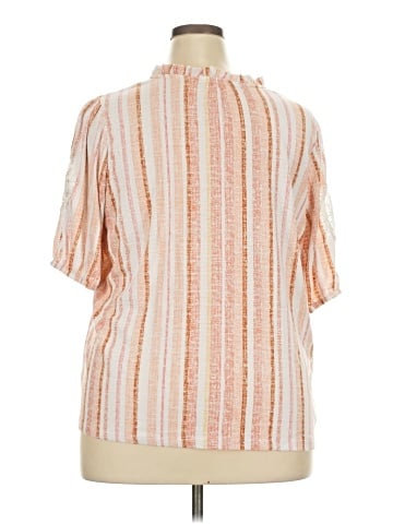 Como Blu Short Sleeve Blouse (view 2)
