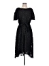 DKNY 100% Polyester Black Cocktail Dress Size 12 - photo 1