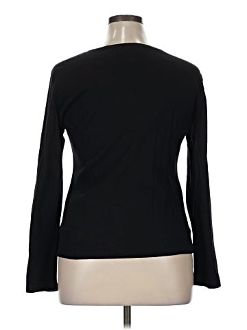 Karen Scott Long Sleeve Top (view 2)