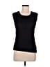 Nicola 100% Polyester Black Sleeveless Top Size L - photo 1