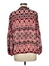 The Limited 100% Polyester Pink Long Sleeve Blouse Size M - photo 2