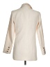 Unbranded 100% Polyester Ivory Coat Size M - photo 2