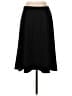 Eileen Fisher Solid Black Wool Skirt Size S - photo 2