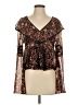 BCBGeneration 100% Rayon Brown 3/4 Sleeve Blouse Size S - photo 1
