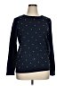 Tommy Hilfiger 100% Cotton Polka Dots Blue Pullover Sweater Size XL - photo 1