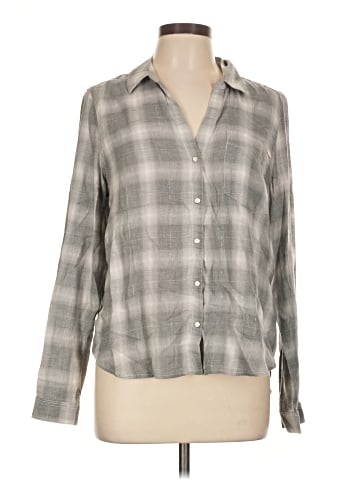 CALVIN KLEIN JEANS Long Sleeve Button-Down Shirt (view 1)