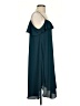 Ann Taylor LOFT 100% Polyester Solid Teal Cocktail Dress Size S - photo 4