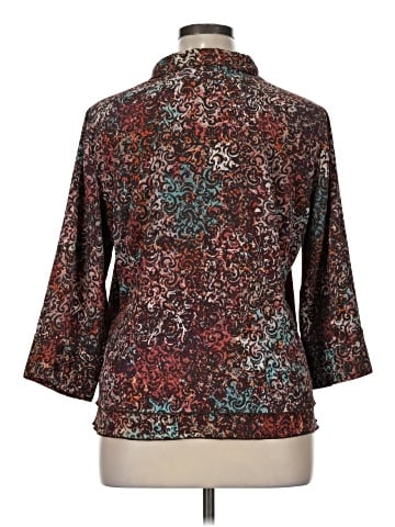Christopher & Banks 3/4 Sleeve Blouse (view 2)