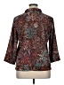 Christopher & Banks 100% Polyester Print Brown 3/4 Sleeve Blouse Size XL - photo 2