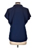 JoFit Blue Short Sleeve Blouse Size L - photo 2