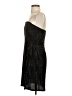Blanc Metallic Black Cocktail Dress Size XXS - photo 5