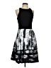Betsy & Adam Graphic Black Cocktail Dress Size 4 - photo 1