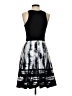 Betsy & Adam Graphic Black Cocktail Dress Size 4 - photo 2