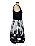 Betsy & Adam Graphic Black Cocktail Dress Size 4 - photo 4