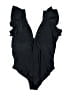 B2Prity Solid Black One Piece Swimsuit Size 5X - photo 2