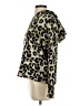 Aqua Animal Print Brown Pullover Sweater Size S - photo 5