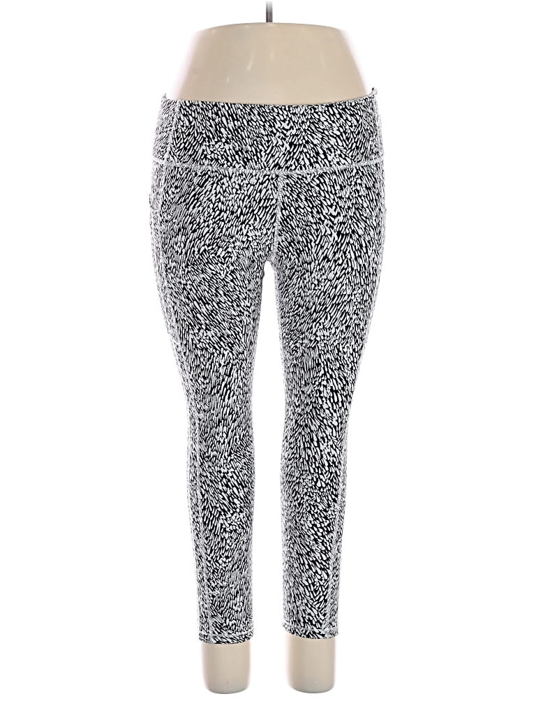 Pre-owned Athleta Active Pants In Silver