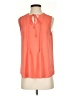 Charming Charlie 100% Polyester Orange Sleeveless Blouse Size S - photo 1